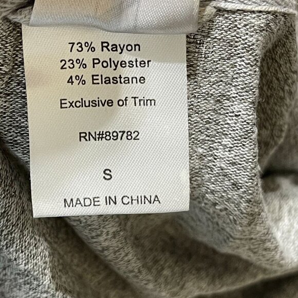 Natori Women's Robe Lounge Cardigan Belted Heather Grey Size S Small - Picture 7 of 8